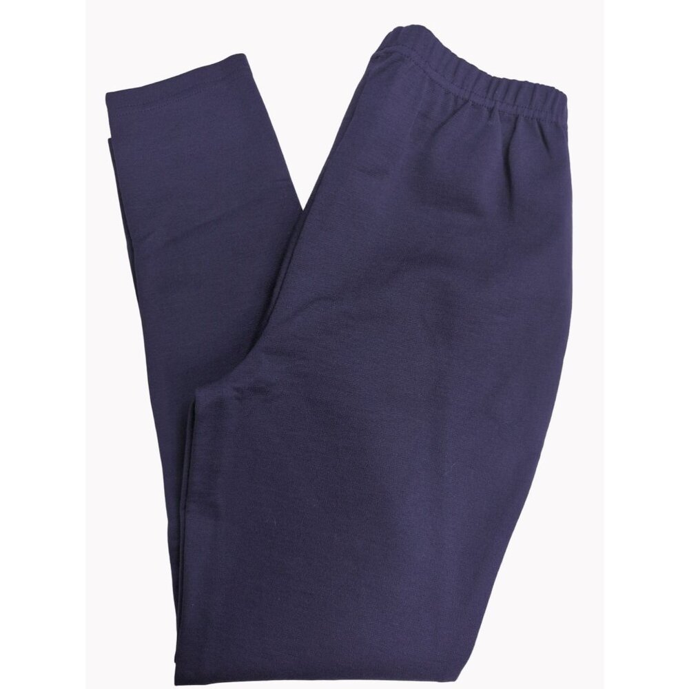 Vintage QVC Fashion Formulas Size S Womens Purple Elastic Waist Pull On Pants